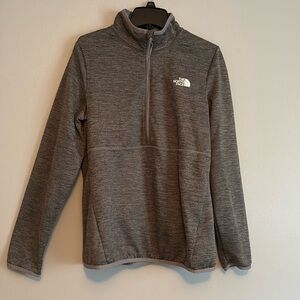 THE NORTH FACE Half Zip Pull Over, size M, grey, soft & comfortable